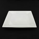 Square Plate White 10"