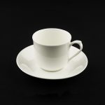 Tea Cup and Saucer White